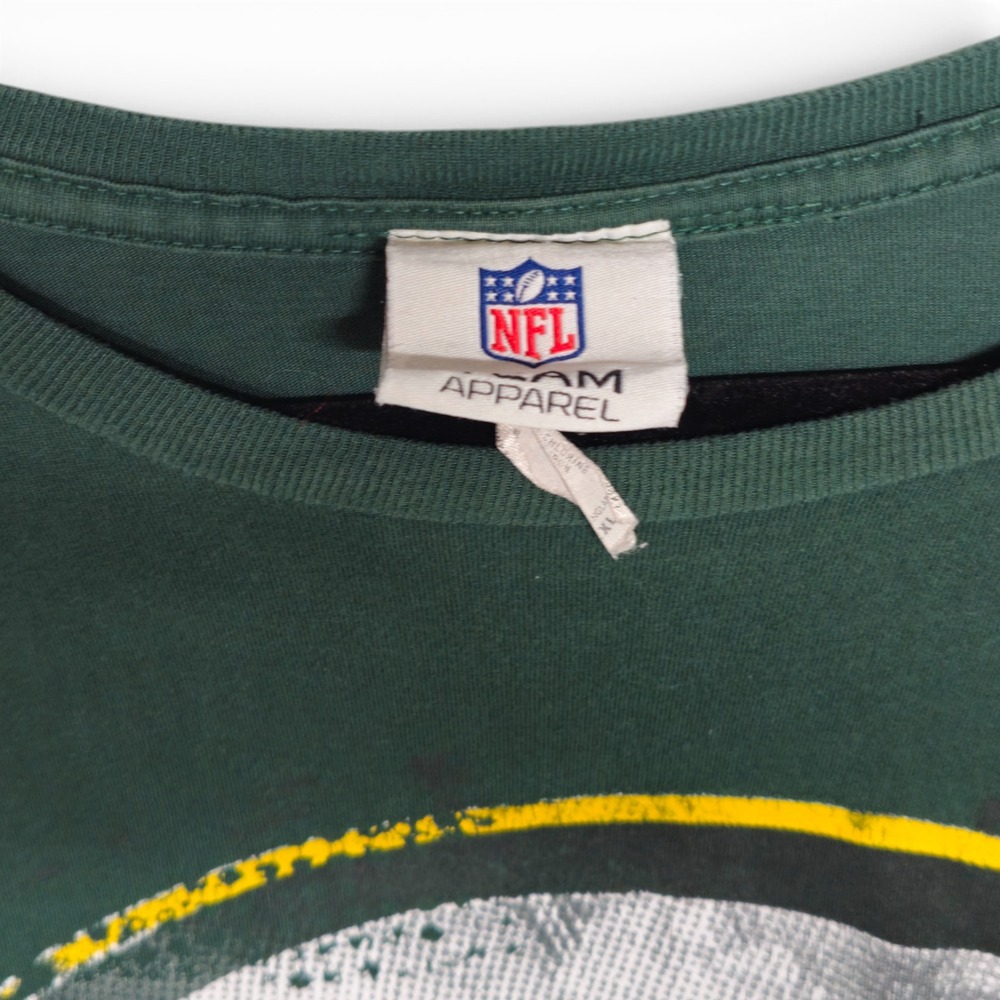Vintage NFL Green‎ Bay Packers T Shirt Men XL Green Team Apparel Football - Picture 2 of 6